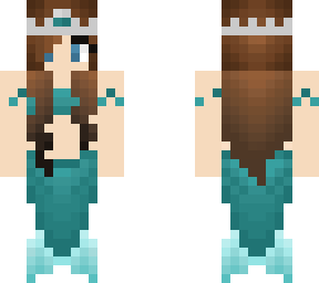 teal mermaid edit