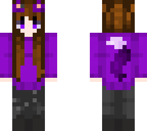 (for addi) purple wolf girl