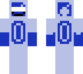 blue o man