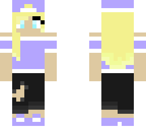 my little sister her very first skin