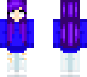 my skin (a purple girl)