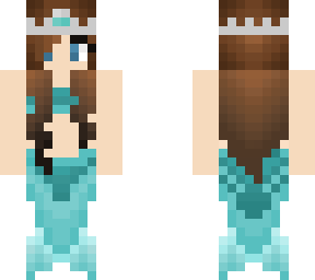 read disciption teal mermaid repaint