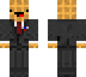 waffle man in suit