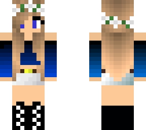 blue gradient girl