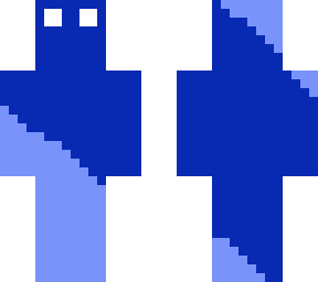 blue man
