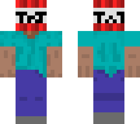 steave with tnt head
