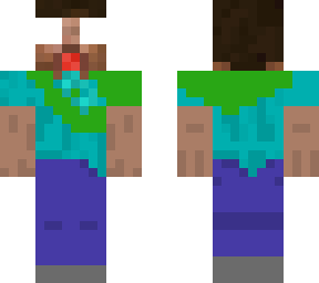 super amazed herobrine wearing a scarf