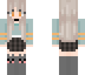 first skin of my oc, fish! edited