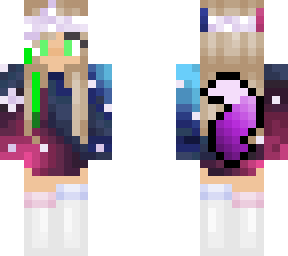 galaxy wolf girl