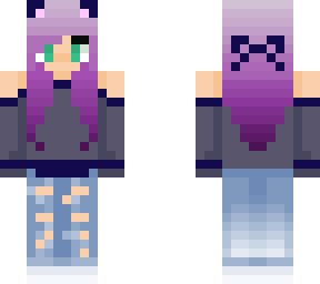 purple cat/girl recolor