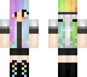 rainbow girl