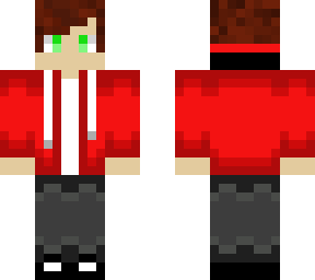 red hoodie