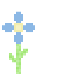blue flower