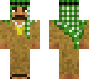 green and  brown
