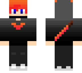 orange haired teen