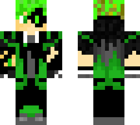 possessed person in green