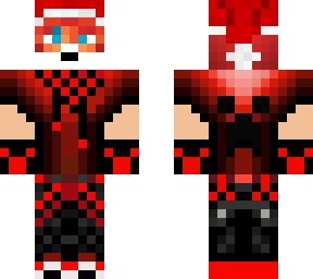 red man with no face
