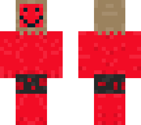 bag person (red guy)