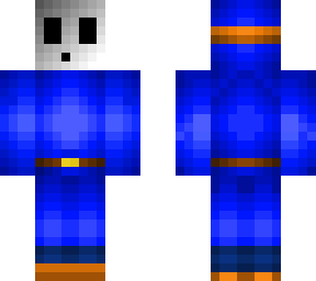 blue shy guy