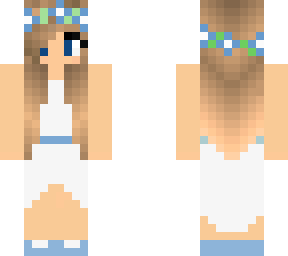 edit of girl in a dress
