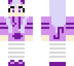 purple cat girl