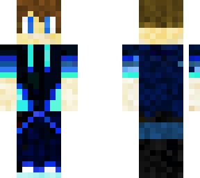 the blue man
