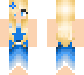 blue prom girl
