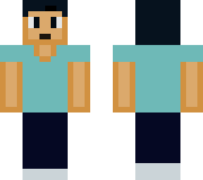 blue shirt