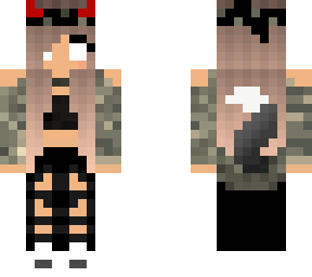 camo wolf demon girl edit