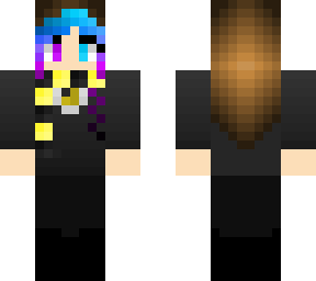 neon hufflepuff girl (updated version)
