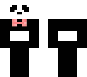 panda in a bowtie
