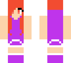 purple hoodie girl