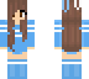 blue rabbit girl