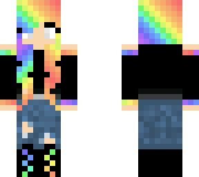 edited fairy tail rainbow gamer girl v4