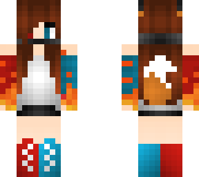 fire wolf girl