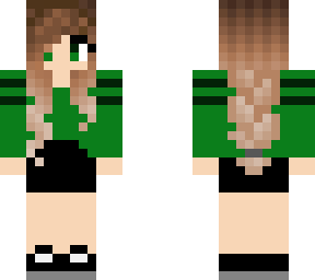 green girl daily clothes