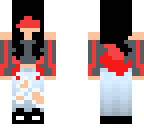 masked girl skin (red)