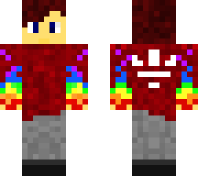 rainbow fire hands