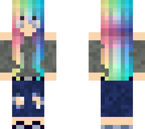 rainbow hair