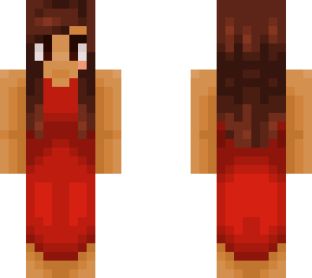 red gala dress