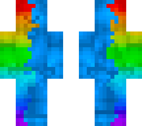 blue rainbow steve