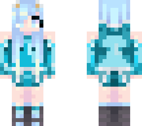 blue wolf girl
