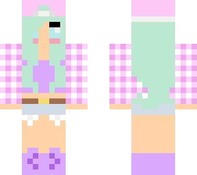 cute pastel picnic girl