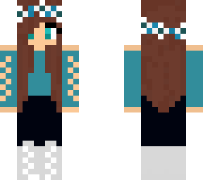 cutesy teal girl