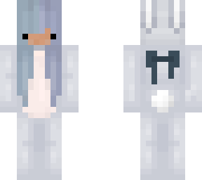 Kawaii Bunny girl (remake with brown skin) | Minecraft Skin