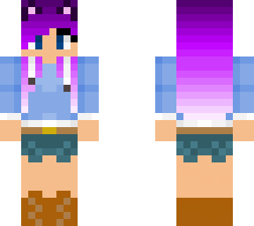 purple girl