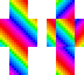 rainbow skin