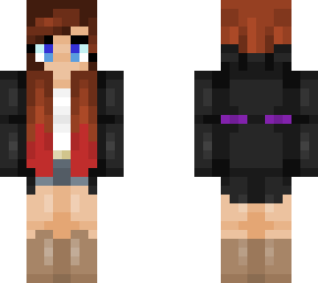 saw an enderman! hihi