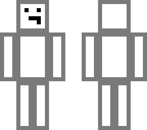 white and gray