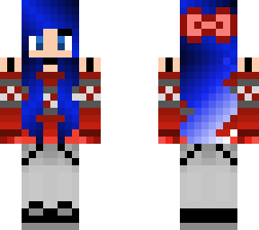 blue and red winter